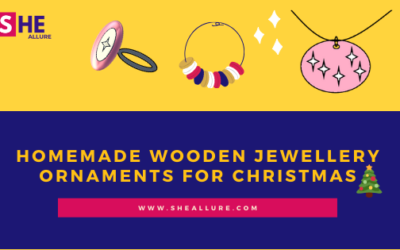 Homemade Wooden Jewellery Ornaments for Christmas